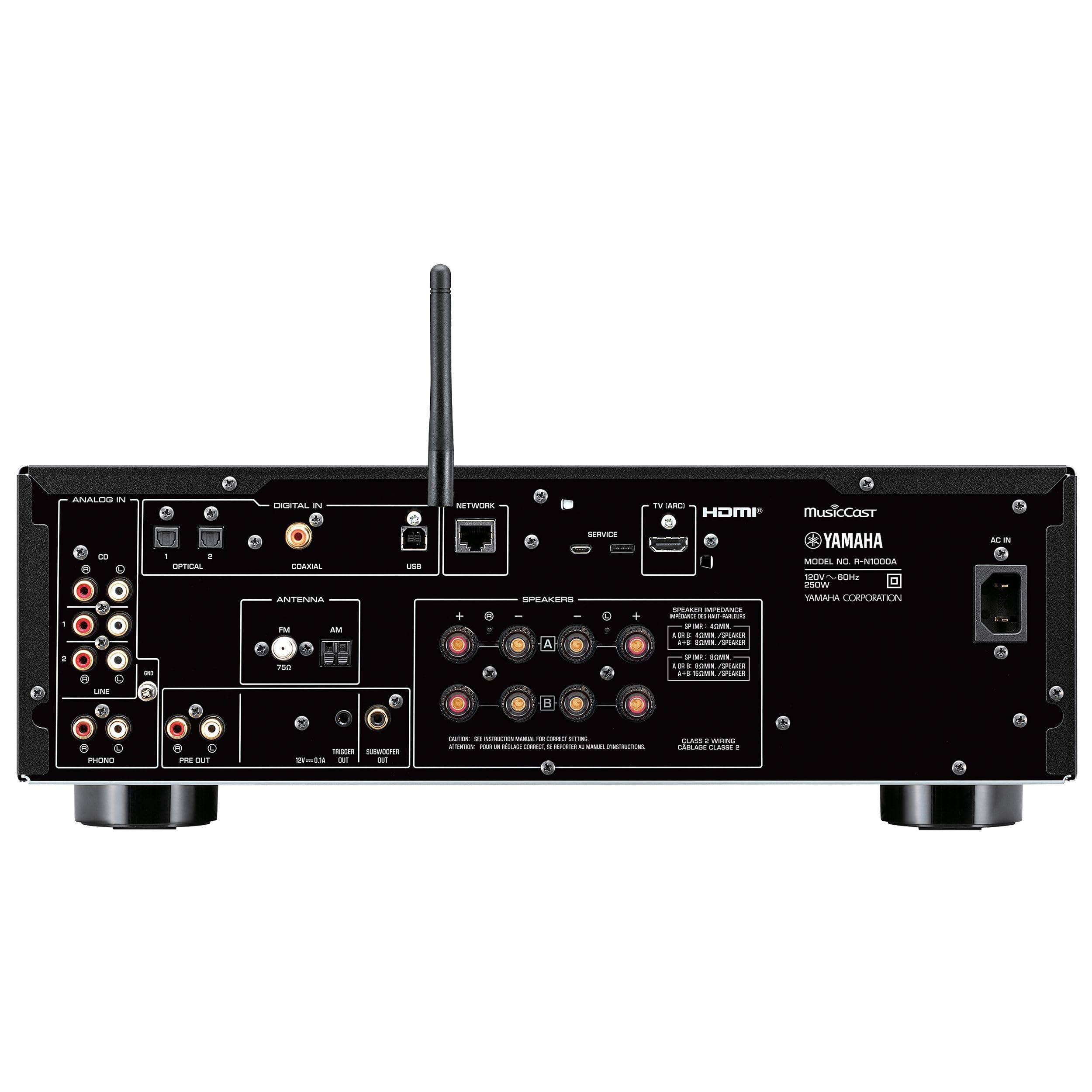 YAMAHA R-N1000A シルバー Amazon.com: Yamaha R-N1000A Network Receiver with Phono